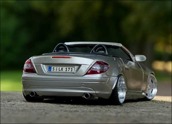 1:18 Mercedes Benz SLK 55 R171 - Grau-Silber [ AMG Tuning-Umbau ]